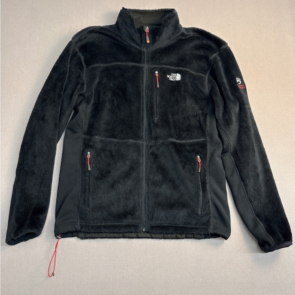 The North Face Summit Series Black Polartec Fleece Jacket Mens XL Full Zip